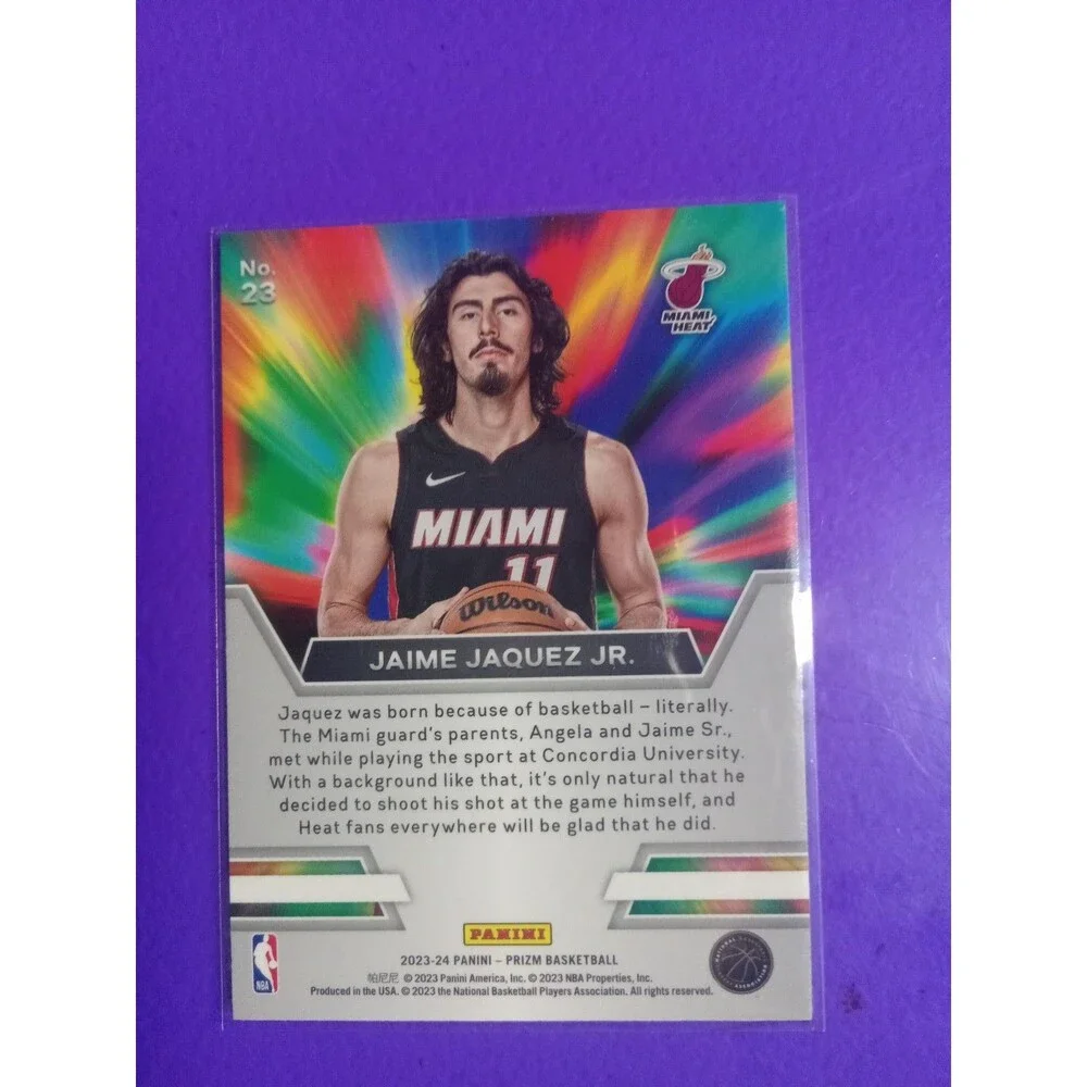 2023-24 Panini Prizm - Instant Impact Jaime Jaquez Jr. #23 (RC)